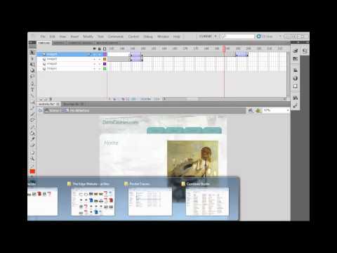 How to Build a Website in Flash CS5? - Part 13