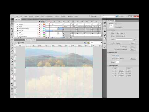 How to Build a Website in Flash CS5? - Part 6