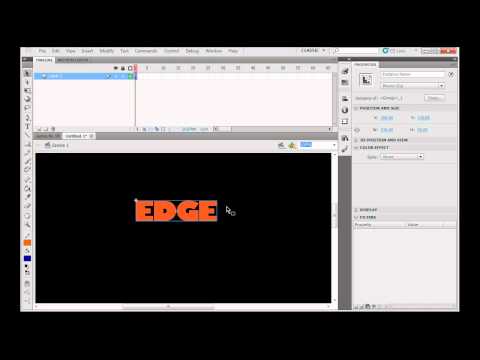 Create a Flash CS5 Intro Movie with Motion - Part 1