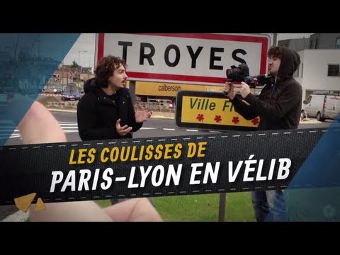 Paris Lyon en Velib' - Les coulisses