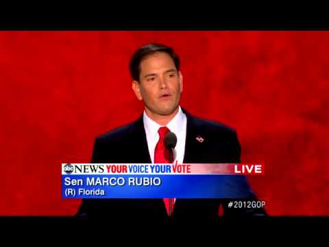 Marco Rubio RNC Speech (COMPLETE): Says Obama's 'Change' Is that 'Hope Is Hard to Find'