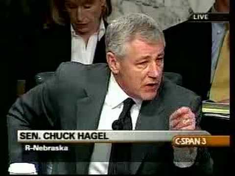 Chuck Hagel comments on Iraq resolution: 01.24.07