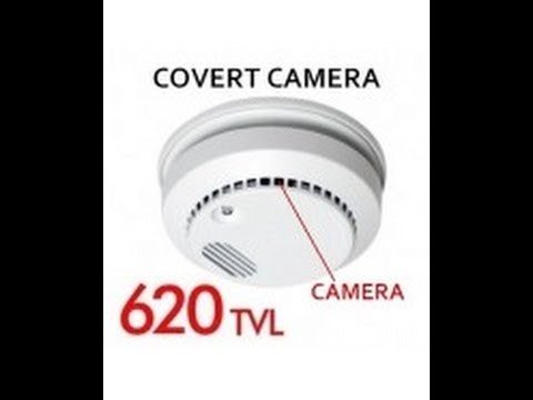 Hidden Spy Smoke Detector Camera Fully Functionally 620 TV Line CCD