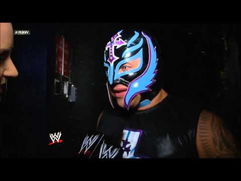 Rey Mysterio Come Back on Raw 18.11.2013 and interview after RAW HD