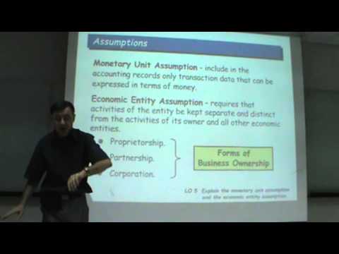 Principles of Accounting - Lecture 01b