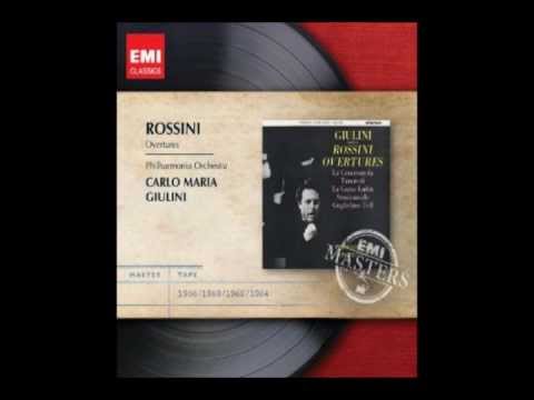 Carlo Maria Giulini conducts Rossini Overtures