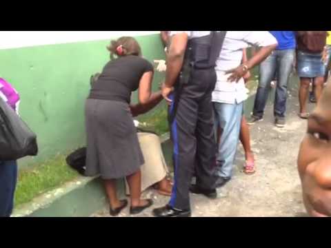 Old lady arrested for selling Ackee on Jamaica