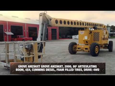 2000 GROVE AMZ86XT Aerial Work Platform Richfield, OH