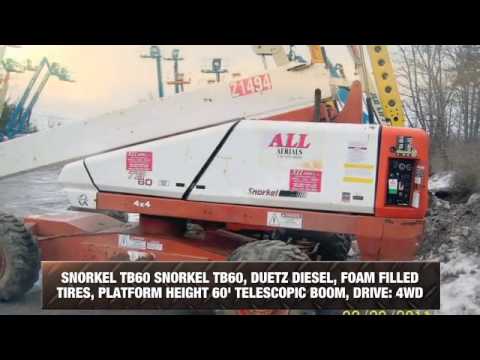 2000 SNORKEL TB60 Aerial Work Platform Richfield, OH