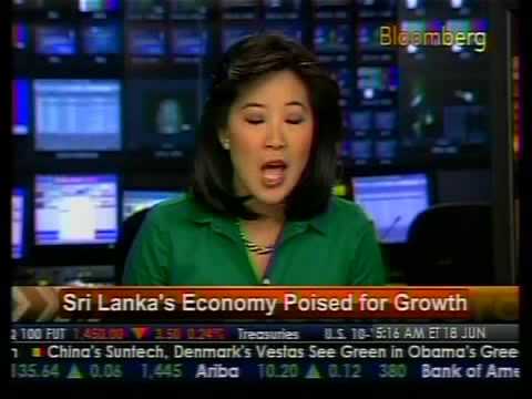 Sri Lanka's Economy Poise For Growth - Bloomberg