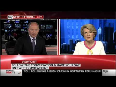 Sky News ViewPoint - Interview with Julie Bishop MP