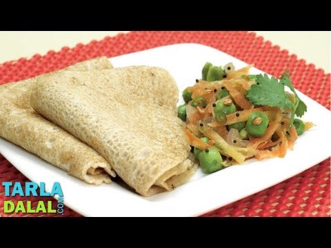 Oats Mutter Dosa (Diabetic-friendly Recipe) by Tarla Dalal