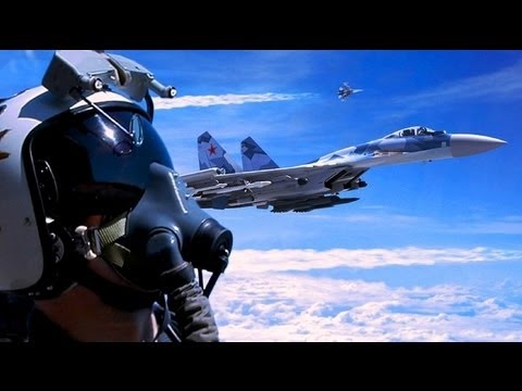 SU35 vs F22 RAPTOR vs EUROFIGHTER 2013