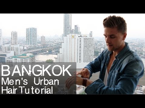 Bangkok - Urban hair styling tutorial - Cocktail of Silver Fox and Gold Digger - Skyline