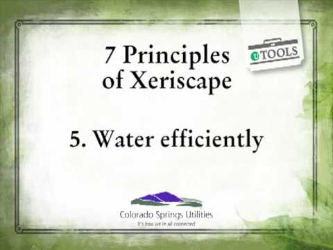 Xeriscape Principles, Colorado Springs Utilities