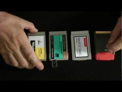 What is a PCMCIA card for a laptop