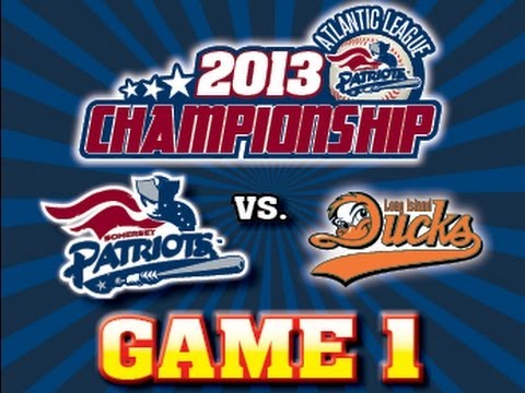 Somerset Patriots Vs. Long Island Ducks Game #1 2013 Championship Series