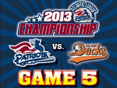 Somerset Patriots vs. Long Island Ducks Game #5 2013 Championship Series