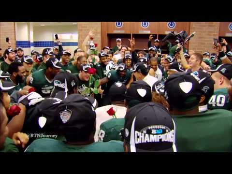 The Journey: Big Ten Football 2013 - MSU Big Ten Championship celebration Extended