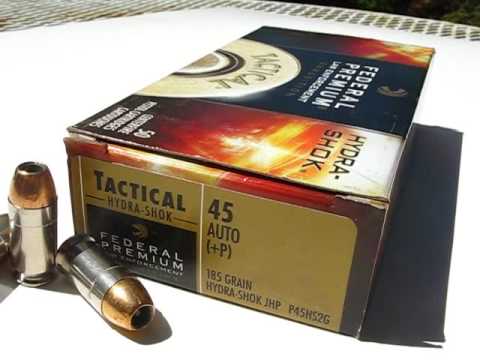 AT2 - .45 ACP - Federal Hydra-Shok 185 Gr +P JHP