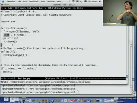 Google Python Class Day 1 Part 3