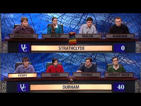 University Challenge S42E04 - Strathclyde vs Durham [1/2]