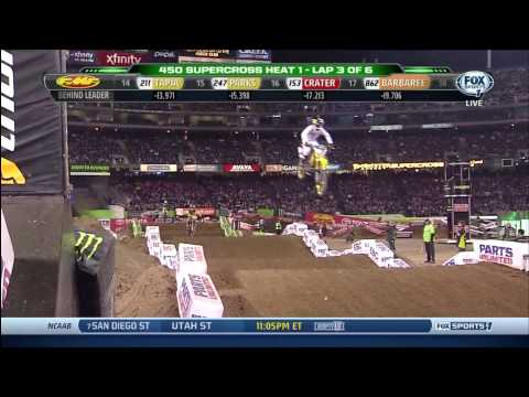 Oakland Supercross 2014 - 450 Heat 1 Rd4 (HD)