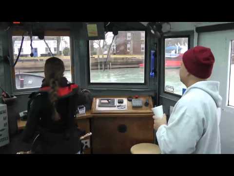 Mailboat deliveries on the Detroit River