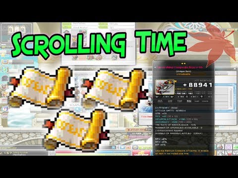 Scrolling Falcon Wing Bow - MapleStory