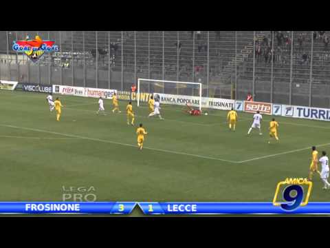 Frosinone - Lecce 3-1 | Goals and Highlights | Prima Divisione Gir.B 15° Giornata 8/12/2013