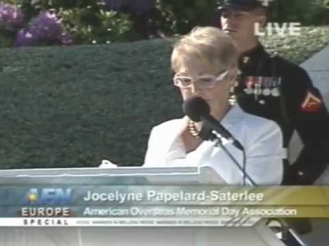 Part 1, 2012 Memorial Day Ceremony at Aisne-Marne American Cemetery