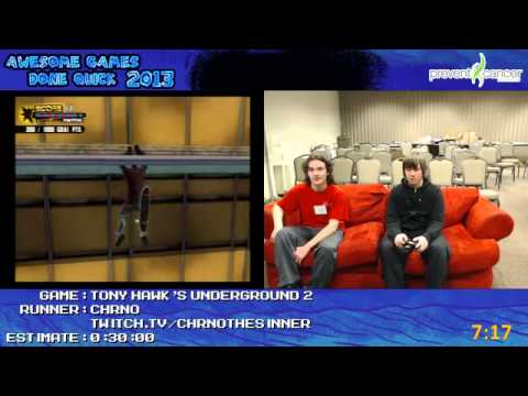 SpeedRun Tony Hawk's Underground 2