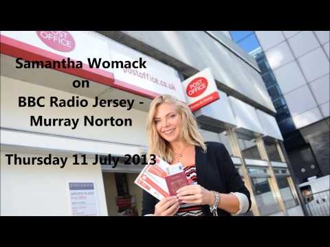 Samantha Womack on BBC Radio Jersey - 11/07/2013