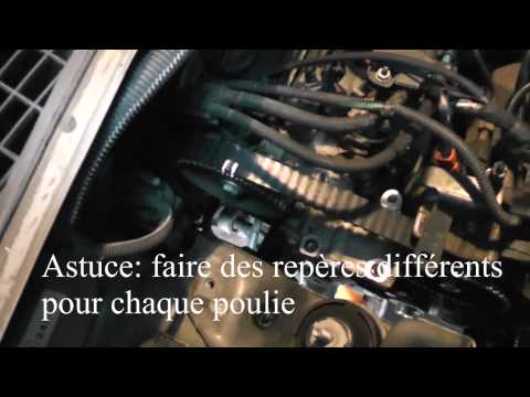 Tuto remplacement kit distribution+pompe à eau Xsara Picasso HDI 90cv