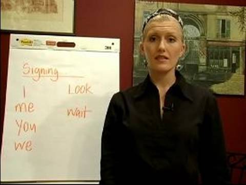 Sign Language Lessons: Common Phrases : How Sign Pronouns in Sign Language