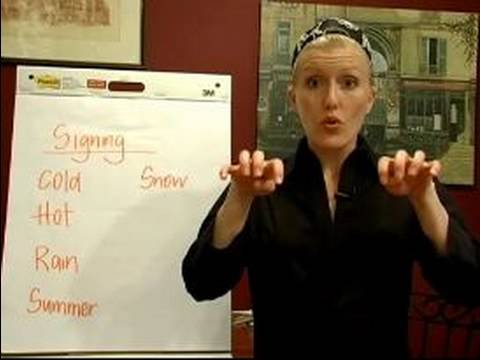 Sign Language Lessons: Common Phrases : How to Sign the Weather in Sign Language