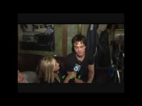 IAN, PAUL & NINA funny moments PART 1 Mash-up interviews VAMPIRE DIARIES