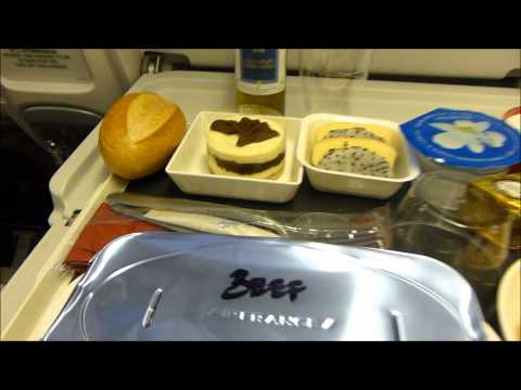 Whole Flight Air France Boeing 777-300ER Premium Economy Bangkok to Paris - June 2013