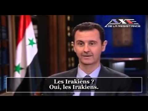 Syrie : Interview de Bachar Al-Assad sur Colin Powell, Jacques Chirac et le terrorisme en Irak