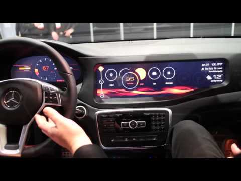 Inside the QNX cars at CES 2014