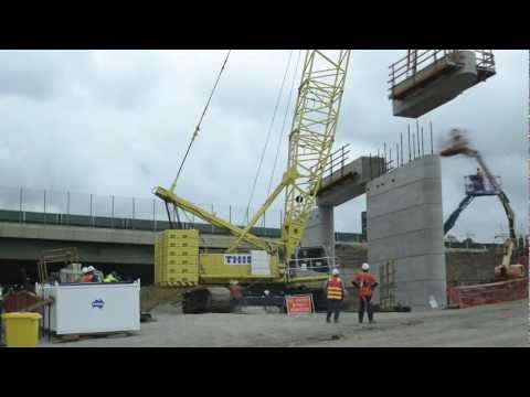 M80 Upgrade - Moonee Ponds Creek Bridge time lapse