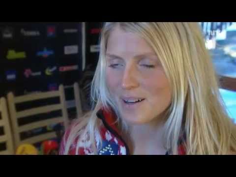 Therese Johaug & Marit Bjørgen. Interview from Norwegian Team presentation 17-11-2011