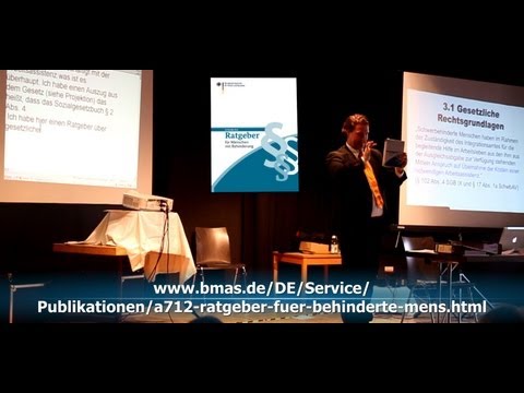 Tag der Gebärdensprache '13, Daniel Büter's Vortrag