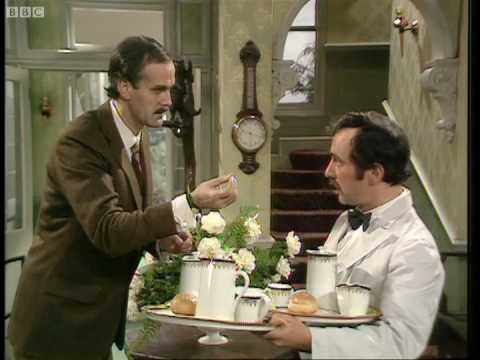 Funny! Basil gives Manuel a language lesson - Fawlty Towers - BBC