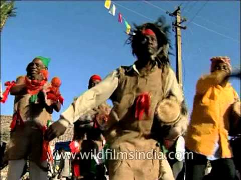 Dancers and musicians of Siddhi village, Gujarat