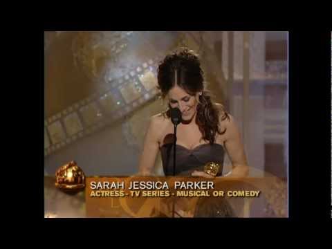 Sarah Jessica Parker Wins Best Actress TV Series Musical or Comedy - Golden Globes 2004