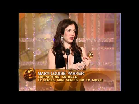 Weeds Star Mary Louise Parker Wins Best Supporting Actress TV Series - Golden Globes 2004