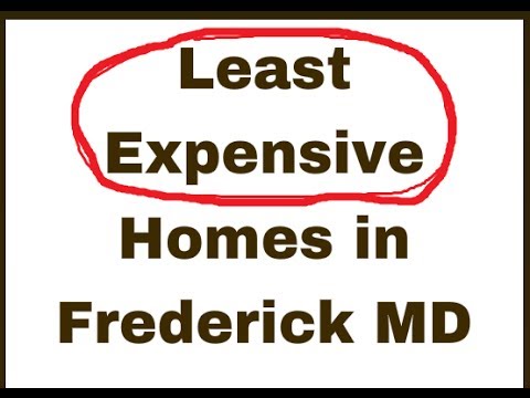 Least Expensive Houses in Frederick MD Cheap Homes Frederick Maryland