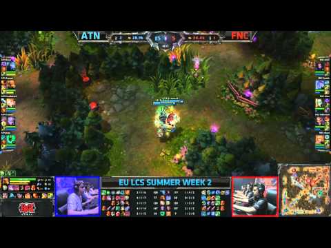 ATN vs FNC - LCS 2013 EU Summer W2D3