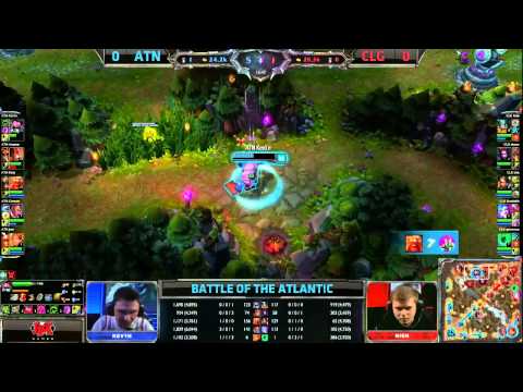 CLG vs ATN Game 1 NA vs EU | Battle of the Atlantic 2013 Counter Logic Gaming vs Team Alternate